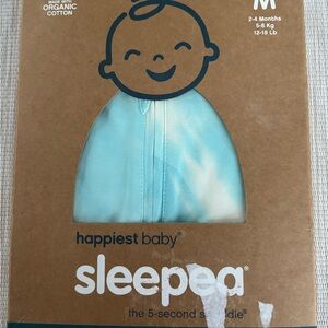 happiest baby sleepea baby sleep sack - light blue